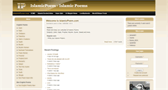 Desktop Screenshot of islamicpoem.com